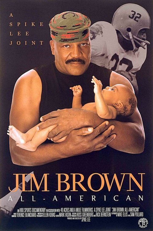 Обложка (Постер) Джим Браун: Стопроцентный американец / Jim Brown: All American (2002) HDRip