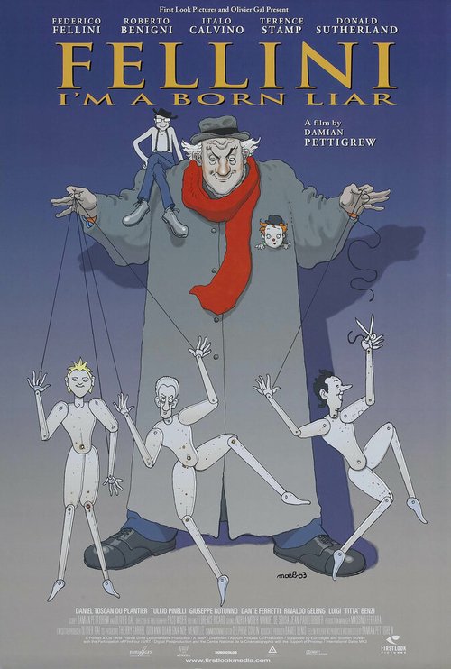 Обложка (Постер) Феллини: Я великий лжец / Fellini: Je suis un grand menteur (2002) HDRip