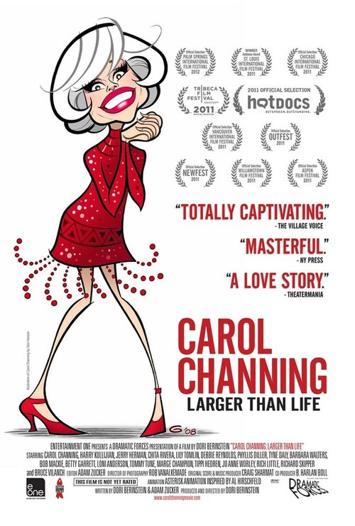 Обложка (Постер) Кэрол Чэннинг: Больше жизни / Carol Channing: Larger Than Life (2012) HDRip