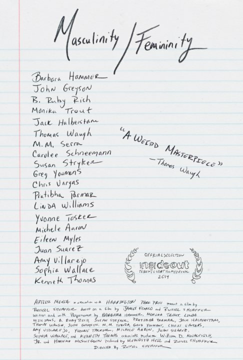 Обложка (Постер) Masculinity/Femininity (2014) HDRip Обложка (Постер) Masculinity/Femininity (2014) HDRip