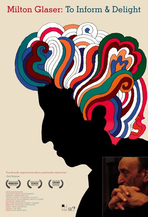 Обложка (Постер) Милтон Глейзер: От информации и восторга / Milton Glaser: To Inform and Delight (2008) HDRip