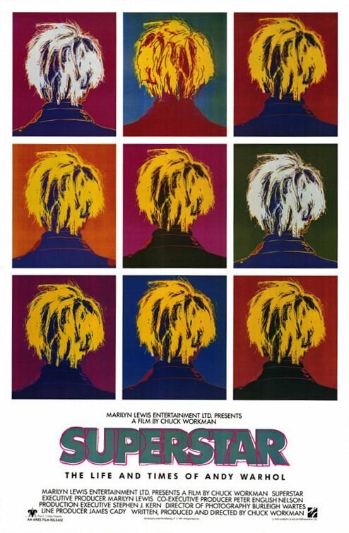 Обложка (Постер) Суперзвезда: Жизнь и времена Энди Уорхола / Superstar: The Life and Times of Andy Warhol (1990) HDRip