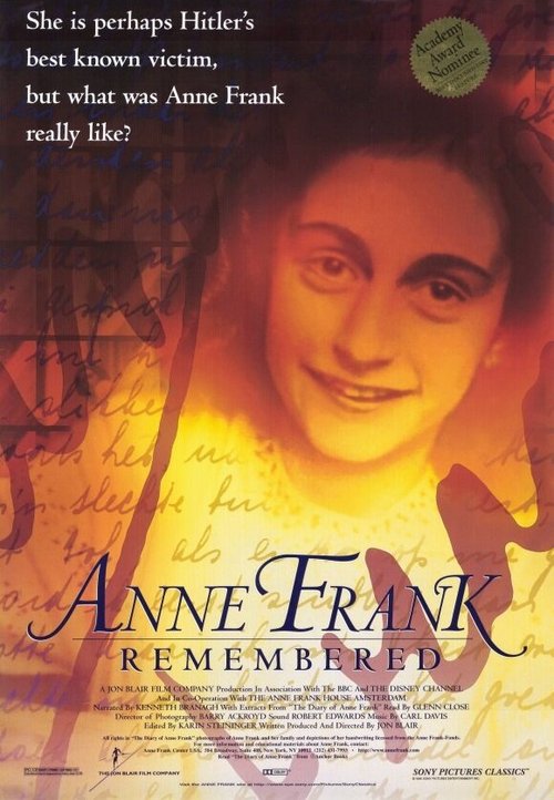 Обложка (Постер) Вспоминая Анну Франк / Anne Frank Remembered (1995) HDRip Обложка (Постер) Вспоминая Анну Франк / Anne Frank Remembered (1995) HDRip