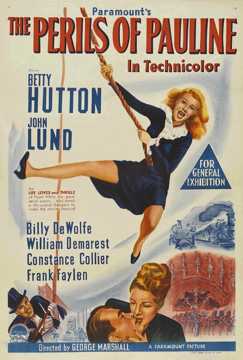 Обложка (Постер) Злоключения Полины / The Perils of Pauline (1947) SATRip Обложка (Постер) Злоключения Полины / The Perils of Pauline (1947) SATRip