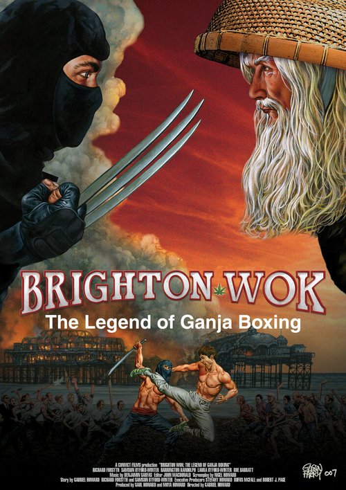 Обложка (Постер) Брайтон Вок: Легенда укуренного боксера / Brighton Wok: The Legend of Ganja Boxing (2008) HDRip