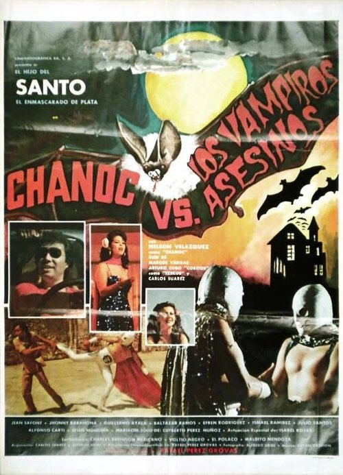 Обложка (Постер) Chanoc y el hijo del Santo contra los vampiros asesinos (1981) SATRip