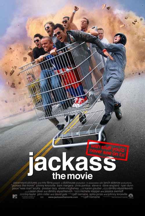 Обложка (Постер) Чудаки / Jackass: The Movie (2002) HDRip