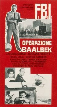 Обложка F.B.I. operazione Baalbeck (1964) 