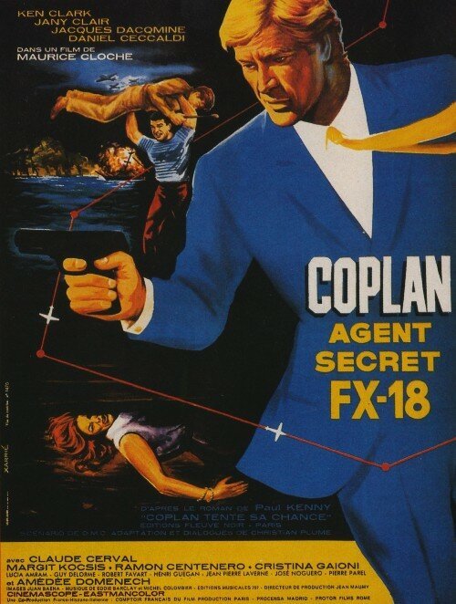 Обложка (Постер) Коплан, секретный агент FX-18 / Agent Secret FX 18 (1964) SATRip