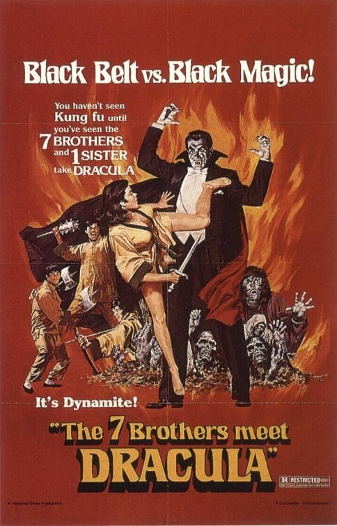 Обложка (Постер) Легенда о Семи Золотых вампирах / The Legend of the 7 Golden Vampires (1974) SATRip