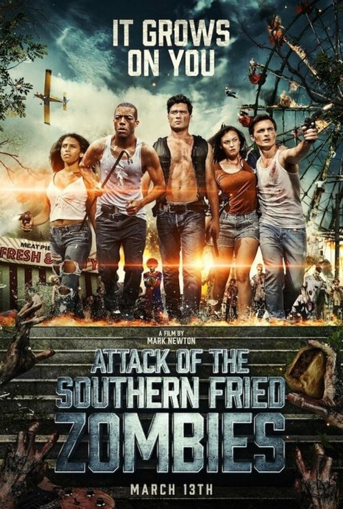 Обложка (Постер) Нападение южных жареных зомби / Attack of the Southern Fried Zombies (2017) HDRip