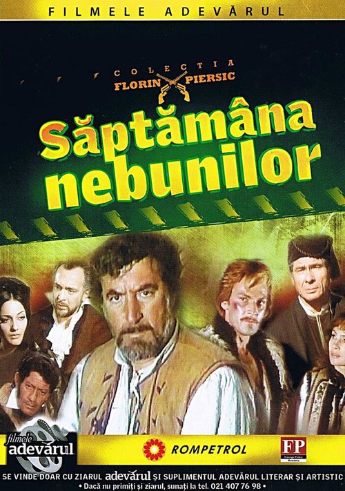Обложка (Постер) Неделя безумных / Sãptãmîna nebunilor (1971) 