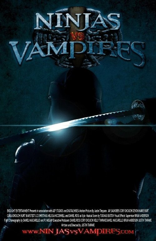 Обложка (Постер) Ниндзя против вампиров / Ninjas vs. Vampires (2010) HDRip