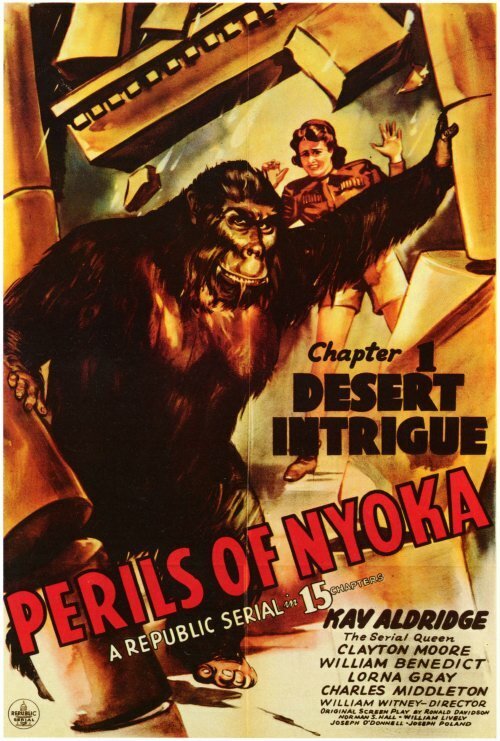 Обложка (Постер) Ниока в опасности / Perils of Nyoka (1942) SATRip