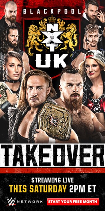 Обложка (Постер) NXT Переворот: Блэкпул / NXT UK TakeOver: Blackpool (2019) HDRip