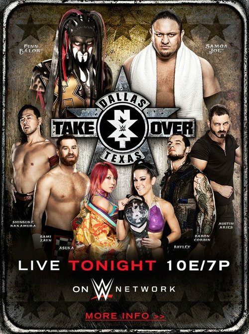 Обложка (Постер) NXT Переворот: Даллас / NXT TakeOver: Dallas (2016) CAMRip
