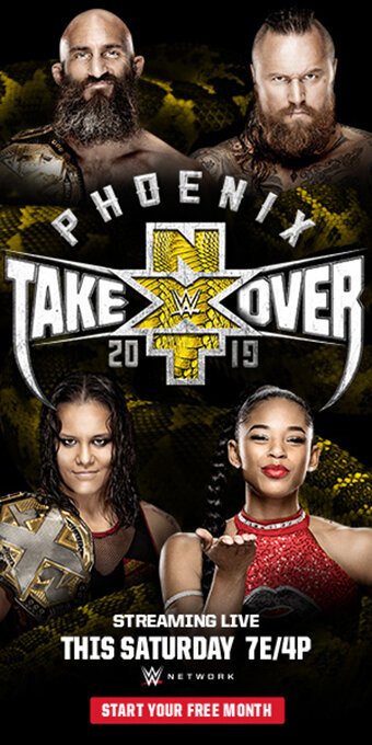 Обложка (Постер) NXT Переворот: Феникс / NXT TakeOver: Phoenix (2019) HDRip