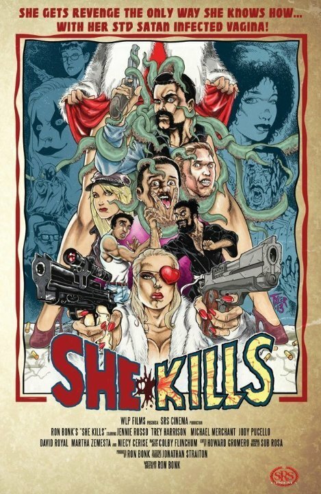 Обложка (Постер) Она убивает / She Kills (2016) CAMRip