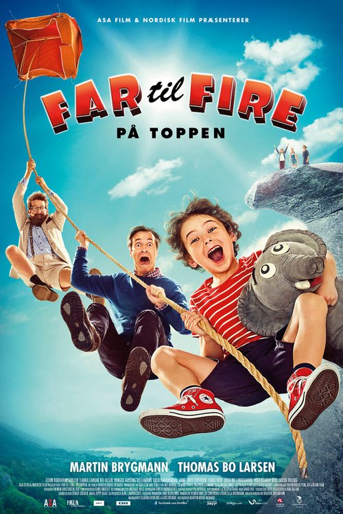Обложка (Постер) Отец четверых на высоте / Far til fire på toppen (2017) HDRip