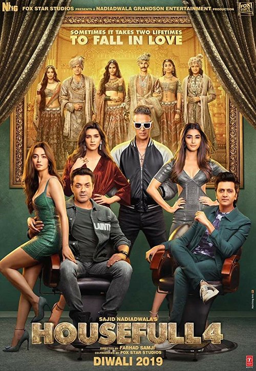 Обложка (Постер) Полный дом 4 / Housefull 4 (2019) HDRip
