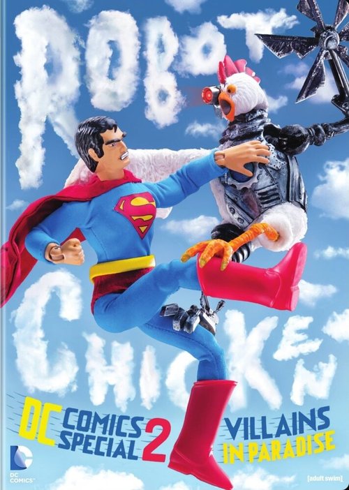 Обложка (Постер) Робоцып: Специально для DC Comics II: Злодеи в раю / Robot Chicken DC Comics Special II: Villains in Paradise (2014) HDRip