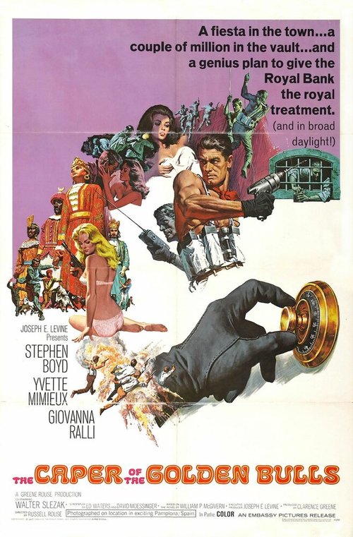 Обложка (Постер) Скачки золотых быков / The Caper of the Golden Bulls (1967) SATRip