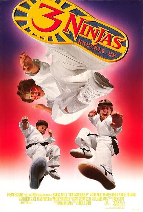 Обложка (Постер) Три ниндзя: Костяшки вверх / 3 Ninjas: Knuckle Up (1993) HDRip