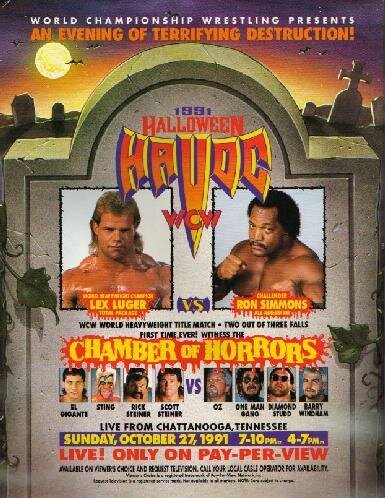 Обложка (Постер) WCW Разрушение на Хэллоуин / Halloween Havoc (1991) HDRip