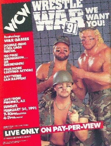 Обложка (Постер) WCW РестлВойна / WCW Wrestle War (1991) 