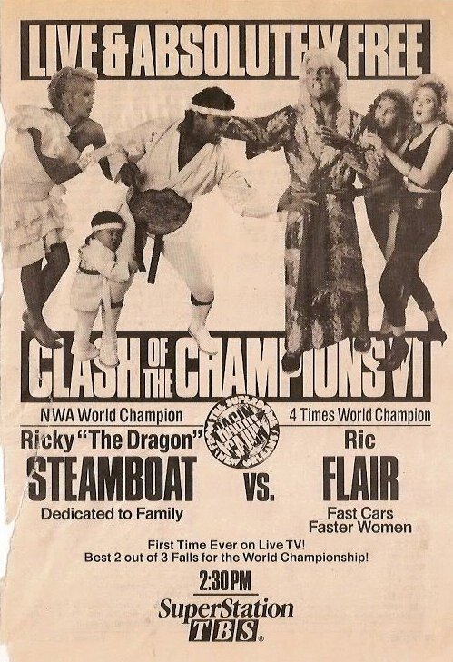 Обложка (Постер) WCW Столкновение чемпионов 6 / Clash of the Champions VI: Ragin' Cajun (1989) SATRip