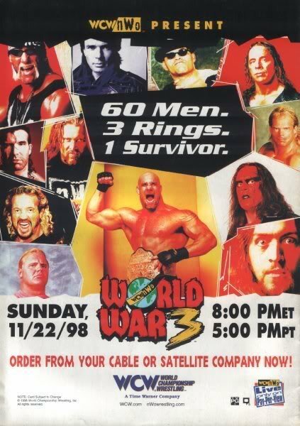 Обложка (Постер) WCW Третья Мировая война / WCW/NWO World War 3 (1998) HDRip