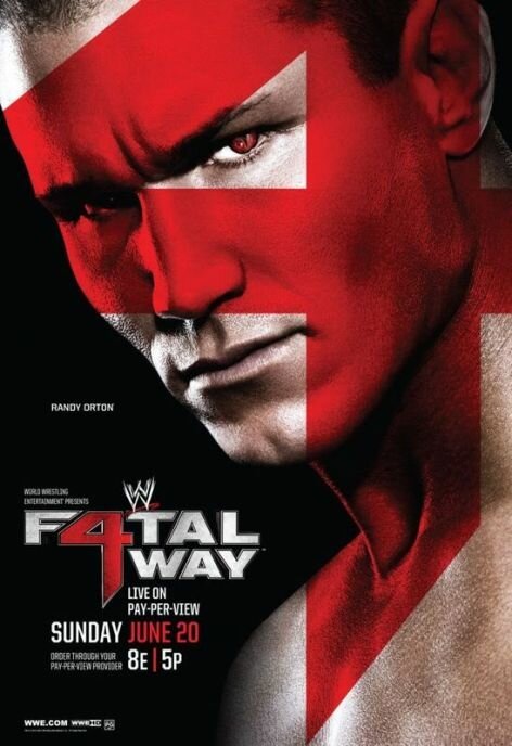 Обложка (Постер) WWE 4 смертельных пути / WWE Fatal 4-Way (2010) HDRip