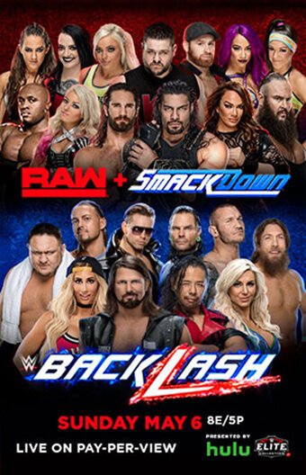 Обложка (Постер) WWE Бэклэш / WWE Backlash (2018) HDRip
