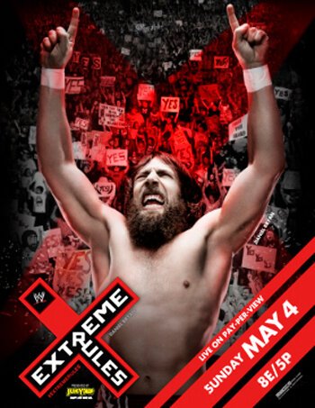 Обложка (Постер) WWE Экстремальные правила / WWE Extreme Rules (2014) HDRip
