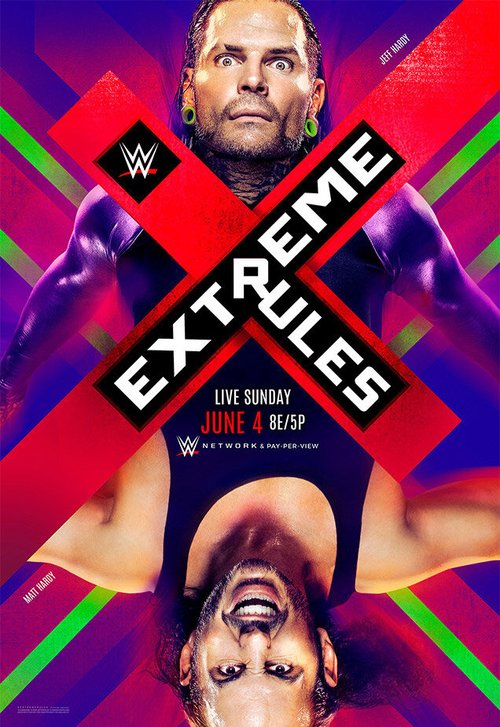 Обложка (Постер) WWE Экстремальные правила / WWE Extreme Rules (2017) HDRip