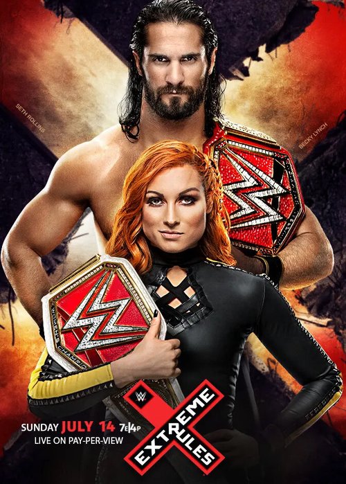 Обложка (Постер) WWE Экстремальные правила / WWE: Extreme Rules (2019) HDRip