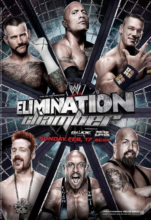 Обложка (Постер) WWE Камера ликвидации / Elimination Chamber (2013) HDRip