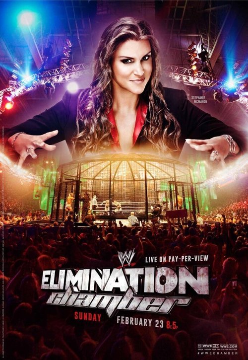 Обложка (Постер) WWE Камера ликвидации / WWE Elimination Chamber (2014) 