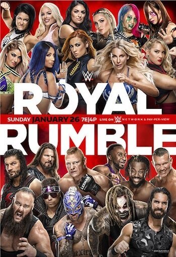 Обложка (Постер) WWE Королевская битва / Royal Rumble (2020) HDRip