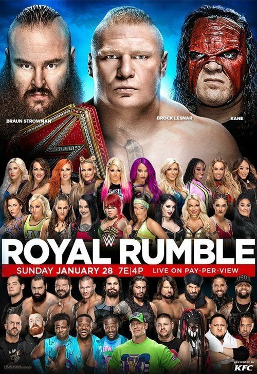 Обложка (Постер) WWE Королевская битва / WWE Royal Rumble (2018) HDRip