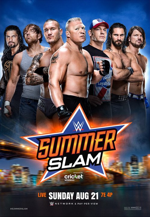 Обложка (Постер) WWE Летний бросок / WWE Summerslam (2016) CAMRip
