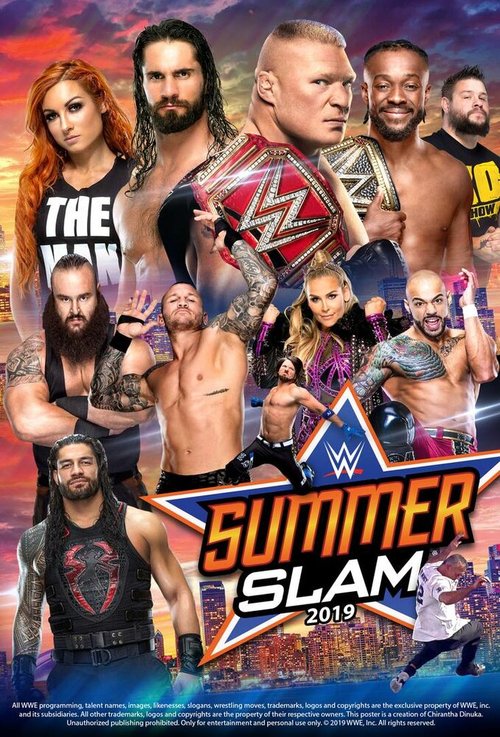 Обложка (Постер) WWE Летний бросок / WWE: SummerSlam (2019) HDRip