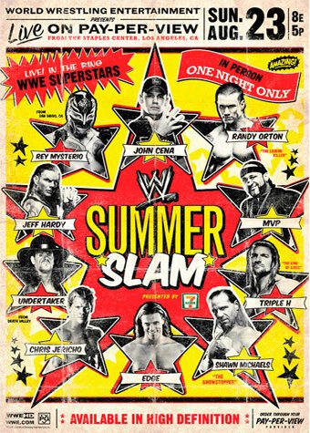 Обложка (Постер) WWE Летний бросок / WWE Summerslam (2009) HDRip