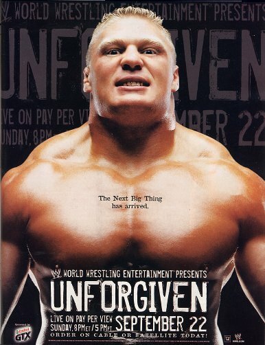 Обложка (Постер) WWE Непрощенный / WWE Unforgiven (2002) HDRip