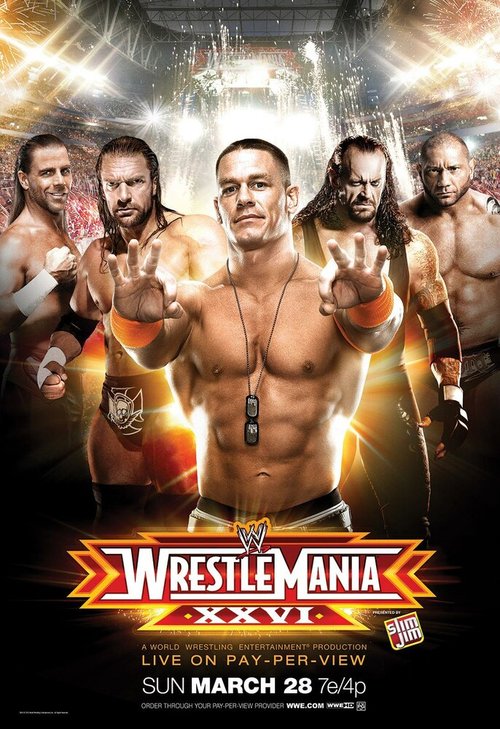 Обложка (Постер) WWE РестлМания 26 / WrestleMania XXVI (2010) HDRip