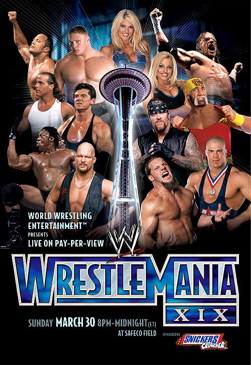 Обложка (Постер) WWE РестлМания XIX / WrestleMania XIX (2003) HDRip