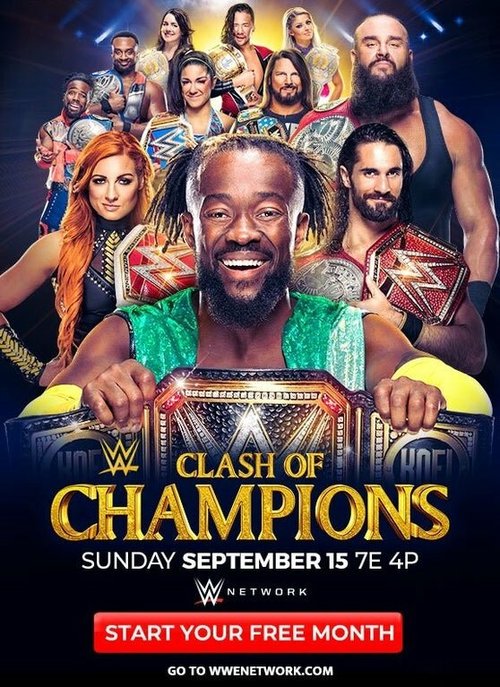 Обложка (Постер) WWE Столкновение чемпионов / WWE: Clash of Champions (2019) HDRip