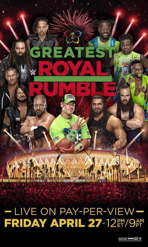 Обложка (Постер) WWE Величайшая королевская битва / WWE Greatest Royal Rumble (2018) HDRip