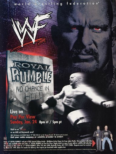 Обложка (Постер) WWF Королевская битва / Royal Rumble: No Chance in Hell (1999) HDRip
