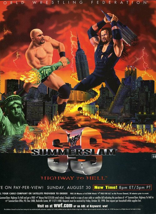 Обложка (Постер) WWF Летний бросок / Summerslam (1998) HDRip